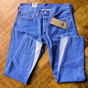 Levi's 501 Cropped Tapered Jeans 27x26